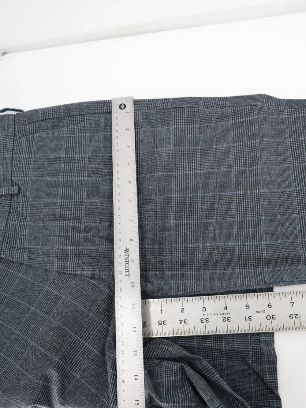 J Crew Pants Mens 29 Ludlow Cotton Flat Front Plaid Trouser Glen Plaid